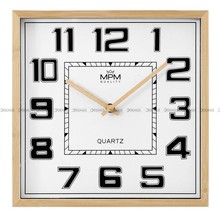 Drewniany Zegar ścienny MPM Reus E07.4434.51 - 30x30 cm