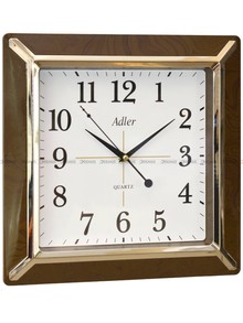 Zegar ścienny Adler 30111-Dark-Walnut - 35x35 cm