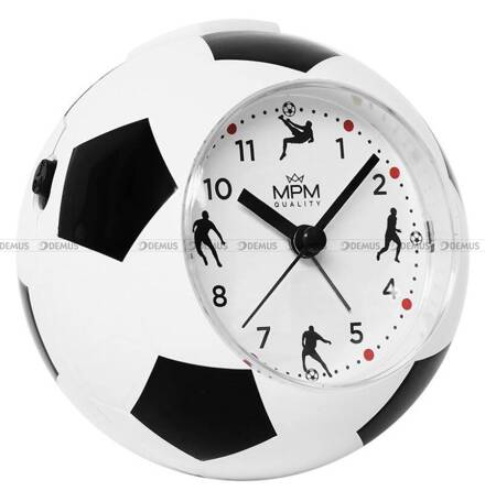 Budzik Dziecięcy Piłka MPM Kickoff Timekeeper C01.4371.A - 11x11 cm