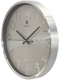 Zegar ścienny Perfect PW267-1700-4-Silver - 36 cm